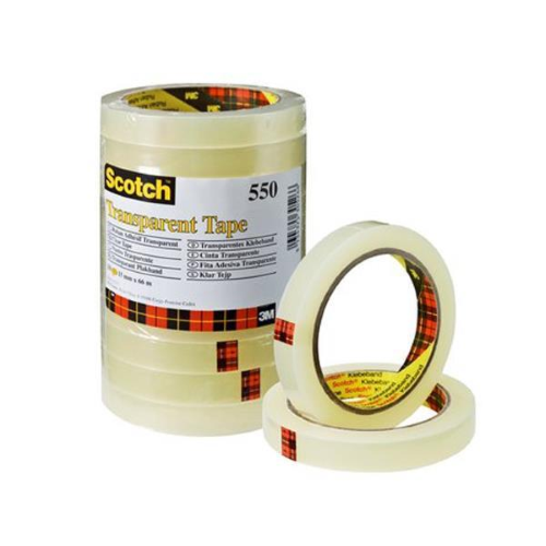 3M SCOTCH 550 NASTRO ADESIVO TRASPARENTE 19 mm X 66 MT